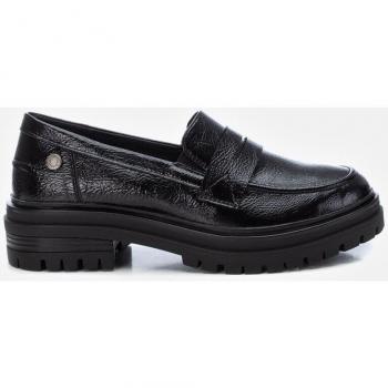 Mocasines Refresh 171317 para Mujer, Color Negro, con Suela de Goma Plana