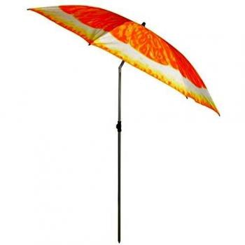 Esschert Design Sombrilla Orange 184 cm Verde Paraguas Parasol Cubierta Lluvia