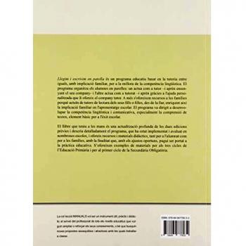Llegim i escrivim en parella: Tutoria entre iguals, amb implicació familiar, per a la competència comunicativa: 56 - Aa.vv.
