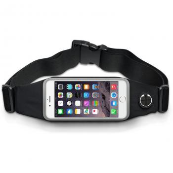 Riñonera Running - Cinturón deportivo para corredores y actividades al aire libre. Riñonera Cinturón impermeable, elástico y ajustable para teléfonos móviles hasta 55