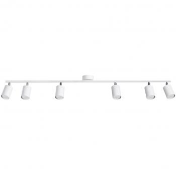 Sollux Lemmi Foco de techo moderno blanco 6x GU10