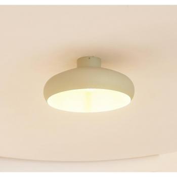 Lámpara de Techo Dimmable Lindby Elover, Verde Claro, Ø 45 cm, Hierro