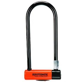 Kryptonite Evolution 4 - Candado estándar con soporte Flexframe negro