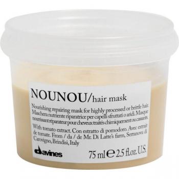 Mascarilla Nutritiva Nounou Davines 75 ml - Mascarilla capilar hidratante y nutritiva para cabello seco y dañado, rica en ingredientes naturales, con propiedades antioxidantes, proporciona suavidad y brillo