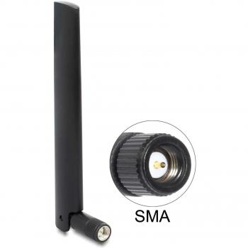 Antena LoRa 868 MHz SMA hembra 3 dBi omnidireccional con articulación ajustable