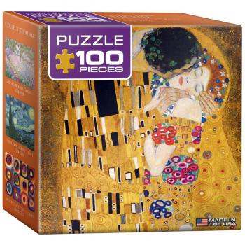 Rompecabezas Eurographics 100 piezas - Gustav Klimt: El Beso