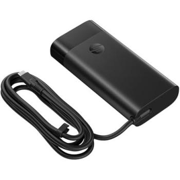 Cargador Portátil HP USB-C 140W Adaptador de Corriente Negro con Carga Rápida y Seguridad Inteligente