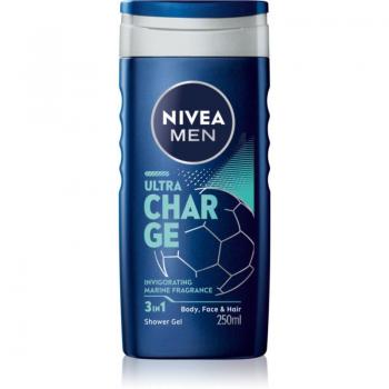 NIVEA MEN Ultra Charge Energising Shower Gel 3-in-1 250 ml