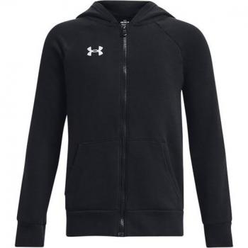 Under Armour Rival Fleece Full Zip Hoodie for Kids - Unisex Black 14-16 Years