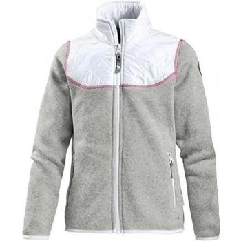 ICEPEAK Niños strickfleece, color gris claro/blanco, tamaño 17 años