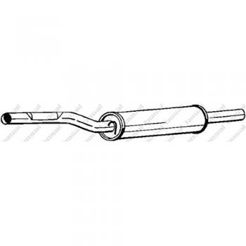 Silenciador Intermedio BOSAL 233-389 para Volkswagen Polo II Coupe y 3/5 puertas