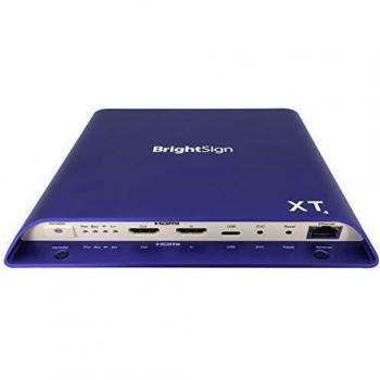 BrightSign XT1144 Digital Sign Controller - Reproductor de señalización digital con E/S extendida, soporta videos 4Kp60, conexiones HDMI, USB, LAN y almacenamiento SSD M.2