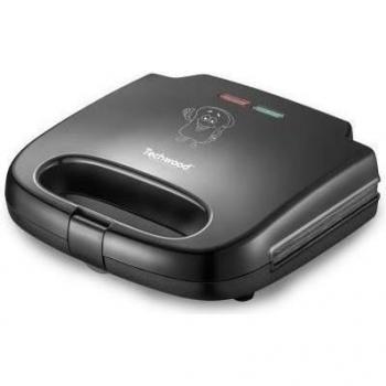 Sandwichera Croque Monsieur TECHWOOD TCM-806 700-800W Negra para 2 sándwiches