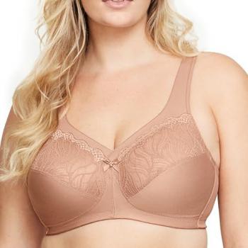 Glamorise MagicLift Natural Shape Wireless Support Bra Tan 50-F