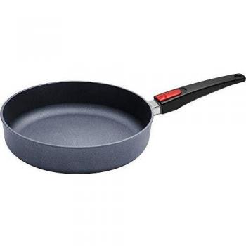Sartén alta de 28 cm Diamond Lite con mango desmontable, apta para inducción, antiadherente y de aluminio fundido