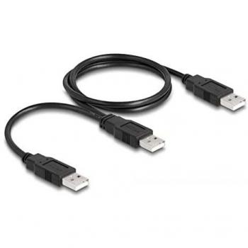 Cable USB 2.0 Tipo-A a 2 x Tipo-A de 70 cm (0.70 m) - DeLOCK 80000