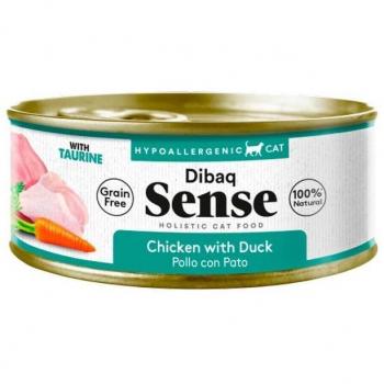Dibaq Comida Húmeda Grain Free para Gatos Sabor Pollo y Pato 70g