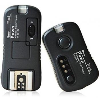 Pixel TF-361 - Mando a Distancia para cámaras Digitales Canon EOS, Negro