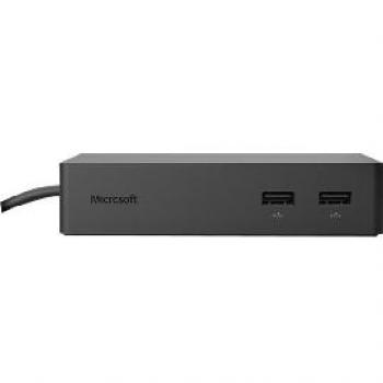 Estación Dock Microsoft Surface para Transformar Tableta en PC de Escritorio, Compatible con Surface Pro 3/Pro 4/Book, Color Negro