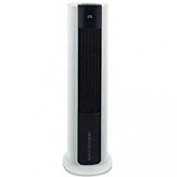 FM Ventilador, plastico, Blanco y Negro, Mediano