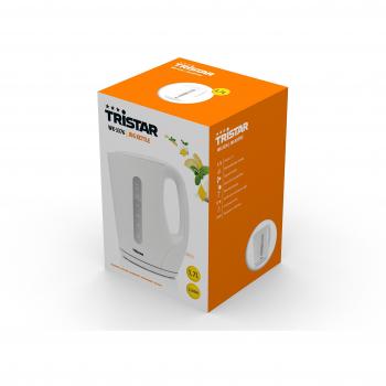 tris8| # Tristar wk-3376 tetera eléctrica color blanco, 2200