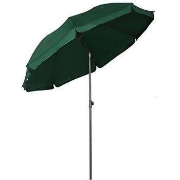 Sekey® Sombrilla Ø 200 cm Parasol para Terraza Jardín Playa Balcón Piscina Patio, Verde, Protector Solar UV25+