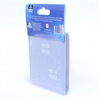 Cartera (billetera) consola sony playstation gris