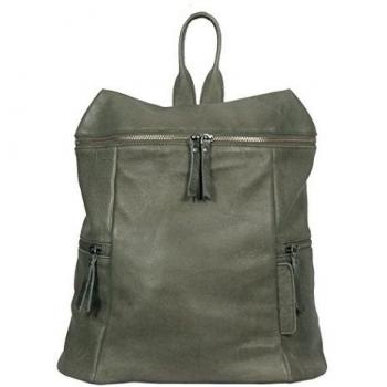 Vilenca Holland 40675 Grau - Bolso al hombro para mujer verde verde oliva