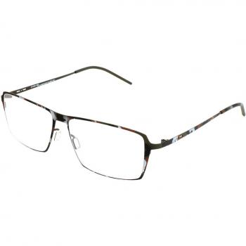 Italia Independent I-I MOD 5211 I-THIN METAL 093.000 Men's Eyeglasses Black Size 55 - Blue Light Block Available