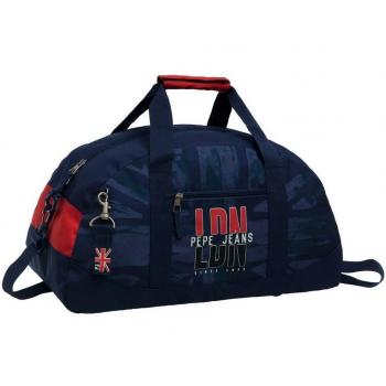 Pepe Jeans Dalton Bolsa de Viaje, 27 Litros, Color Azul