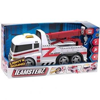 Teamsterz 1416395 Camión Grúa 42 cm con Luz y Sonidos