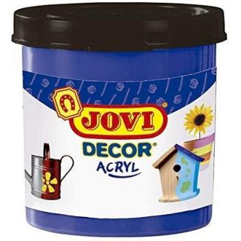 Jovi - Acryl, Caja de 6 Botes, Pintura multisuperficie, Color Azul Oscuro