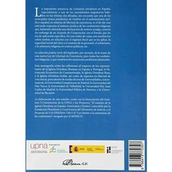 Estatuto jurídico De Las Iglesias Ortodoxas En España: Autonomía, límites y propuestas de lege ferenda
