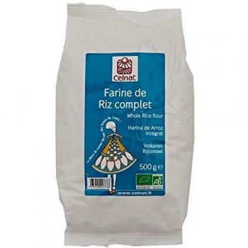 Harina Integral de Arroz Orgánica Celnat 500g