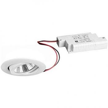 Brumberg BB03 Recessed RC Driver Angular White 1x6W LED Downlight (Non-Exchangeable)