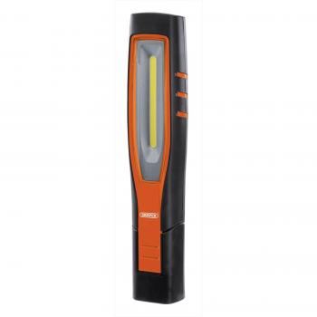 Lámpara de Inspección Recargable Draper 10W COB LED - 1,000 Lúmenes Naranja