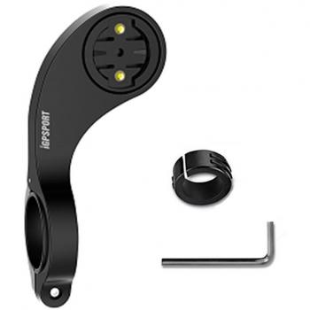 iGPSPORT WALIO FS1+ - Soporte Frontal para Manillar Bicicleta para GPS Compatible Garmin, Wahoo, Bryton, COOSPO, Trimm, Xoss. con Adaptador para cámaras y Luces Frontales
