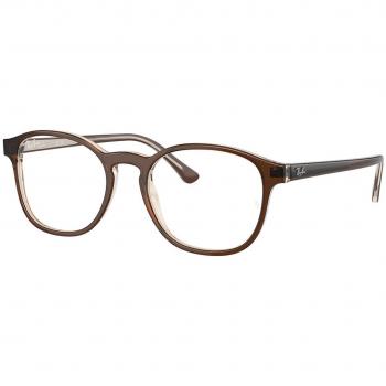 Ray-Ban RX5417F Asian Fit 8365 Armazones para Hombre Marrones