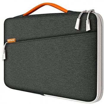 JETech Funda Portátil Impermeable Compatible 13,3 Notebook Tableta iPad Tab con asa Portátil, Sleeve Compatible MacBook Pro 13, MacBook Air, Surface Pro 12.3, Surface Laptop 2017/2018