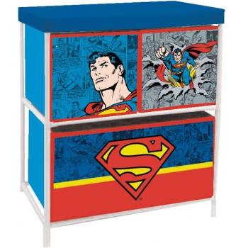 Estantería almacenaje 3 cajones Superman 53 x 30 x 60 cm