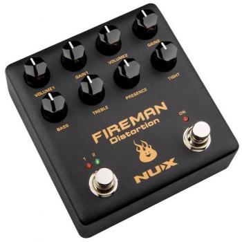 NUX NDS-5 Fireman Dual Channel Distortion Pedal for Electric Guitar