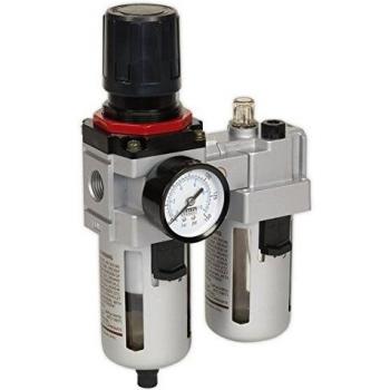 Sealey SA4001 High Flow Air Filter/Regulator/Lubricator, 106mm x 268mm x 172mm