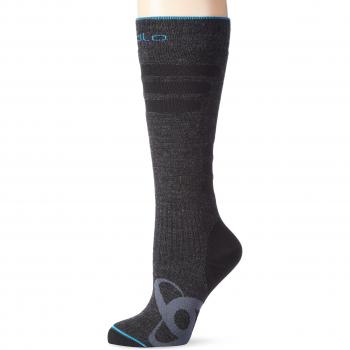 Odlo calcetines de esquí cálida Extra Long Gris gris grafito Talla:45-47