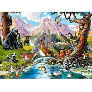 Puzzle de 70 Piezas Castorland Animales en el Bosque