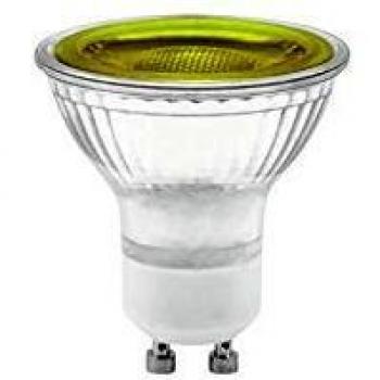 Omnilux 88540649 - Bombilla LED SMD Gu-10, color amarillo, 230 V, 7 W