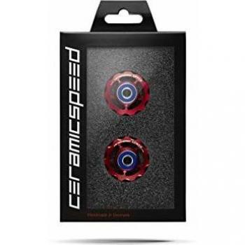CeramicSpeed Cspw10702000 Polea de Cambio de Carreras, Adultos Unisex, Rojo, Talla Unica