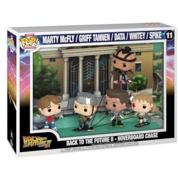 Funko POP! Moments Deluxe: Back to the Future II - Hoverboard Chase Collectible Vinyl Figure