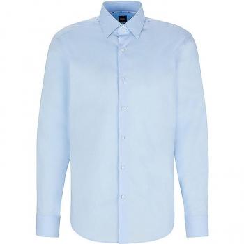 Camisa de Negocios Regular Fit H-Joe Azul Claro con Stretch Talla 41