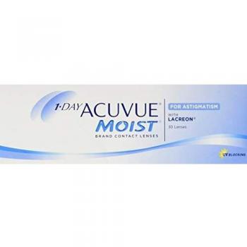 1-DAY ACUVUE® MOIST for ASTIGMATISM - Lentillas diarias - protección UV - 30 lentes