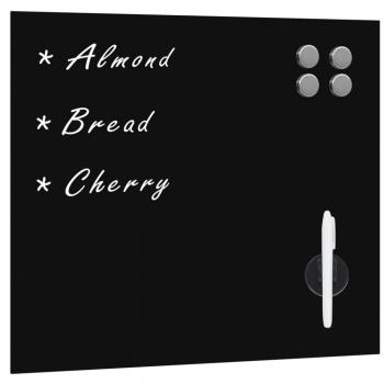 vidaXL Wall Mounted Magnetic Board Glass 60x60 cm